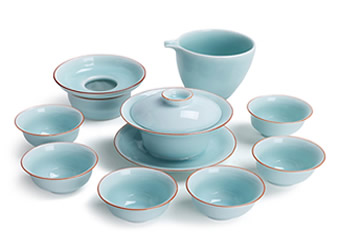 Chinese Celadon Tea Set